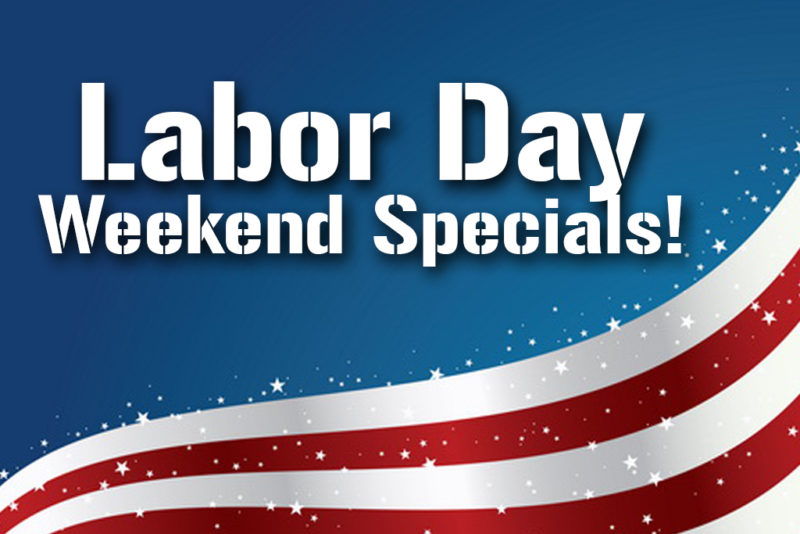 Labor Day Weekend Specials Raleigh