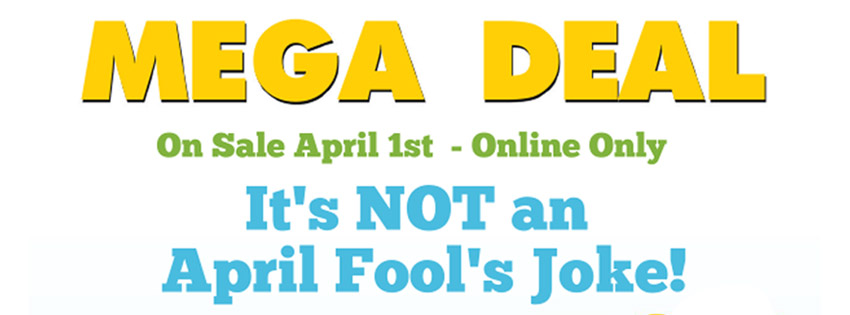 April Fool's Day Mega Deal | Adventure Landing Family Entertainment Center - Raleigh, NC